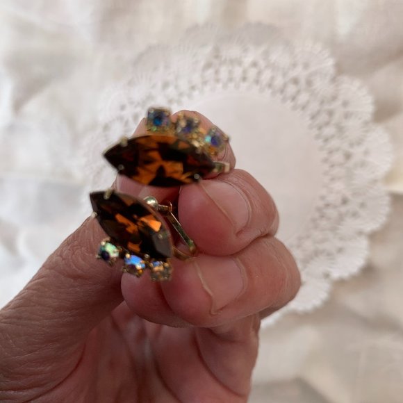 Vintage JAY KEL ORIGINAL Brooch/Earrings Set - Picture 5 of 11